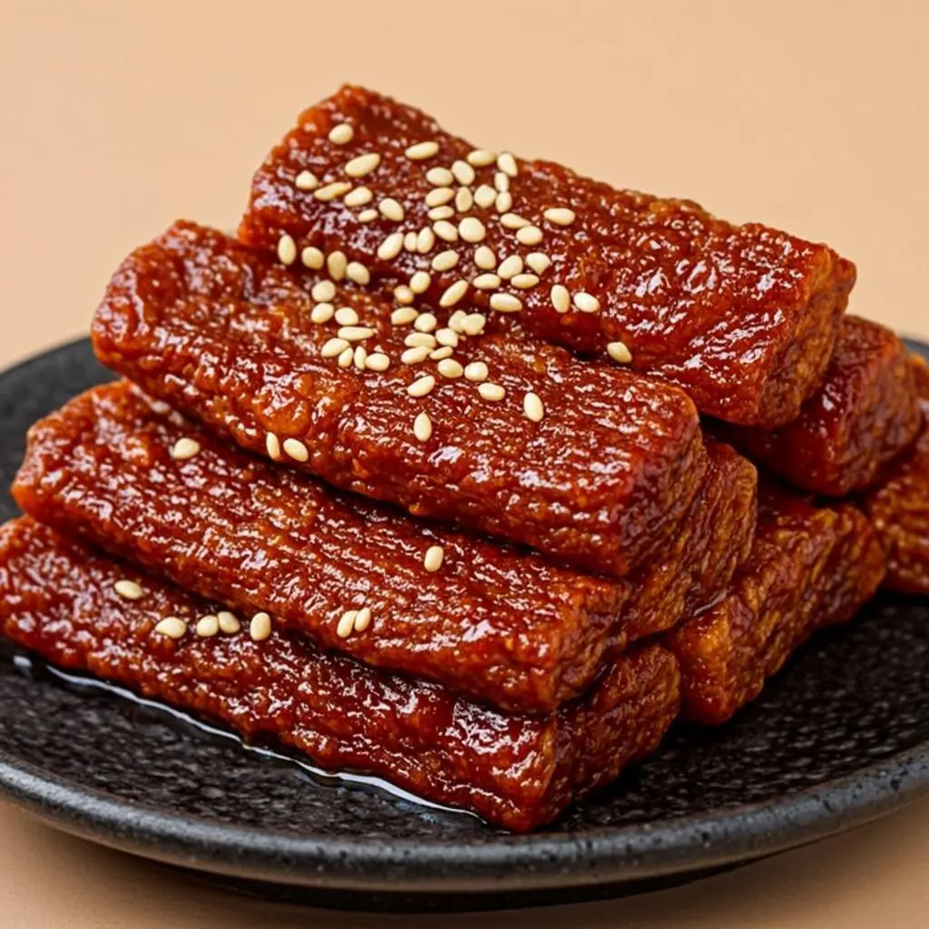 Sesame latiao close-up